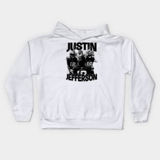 Justin Jefferson(american football wide receiver) Kids Hoodie